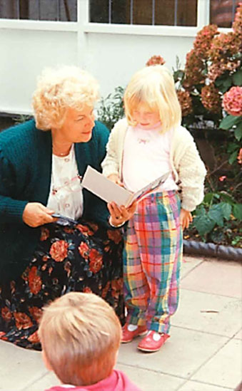 Margaret Mason helping children from a young age.